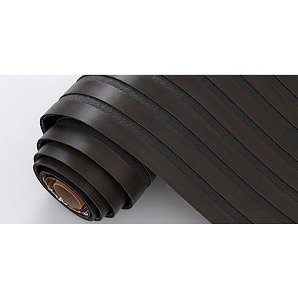 Revestimiento autoadhesivo 3d, color roble ahumado con fondo de fieltro gris antracita, rollo de 58 x 300 cm