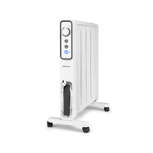 Orbegozo rmn 2500 blanco / radiador de mica 2500w / 2 potencias de calor / ruedas